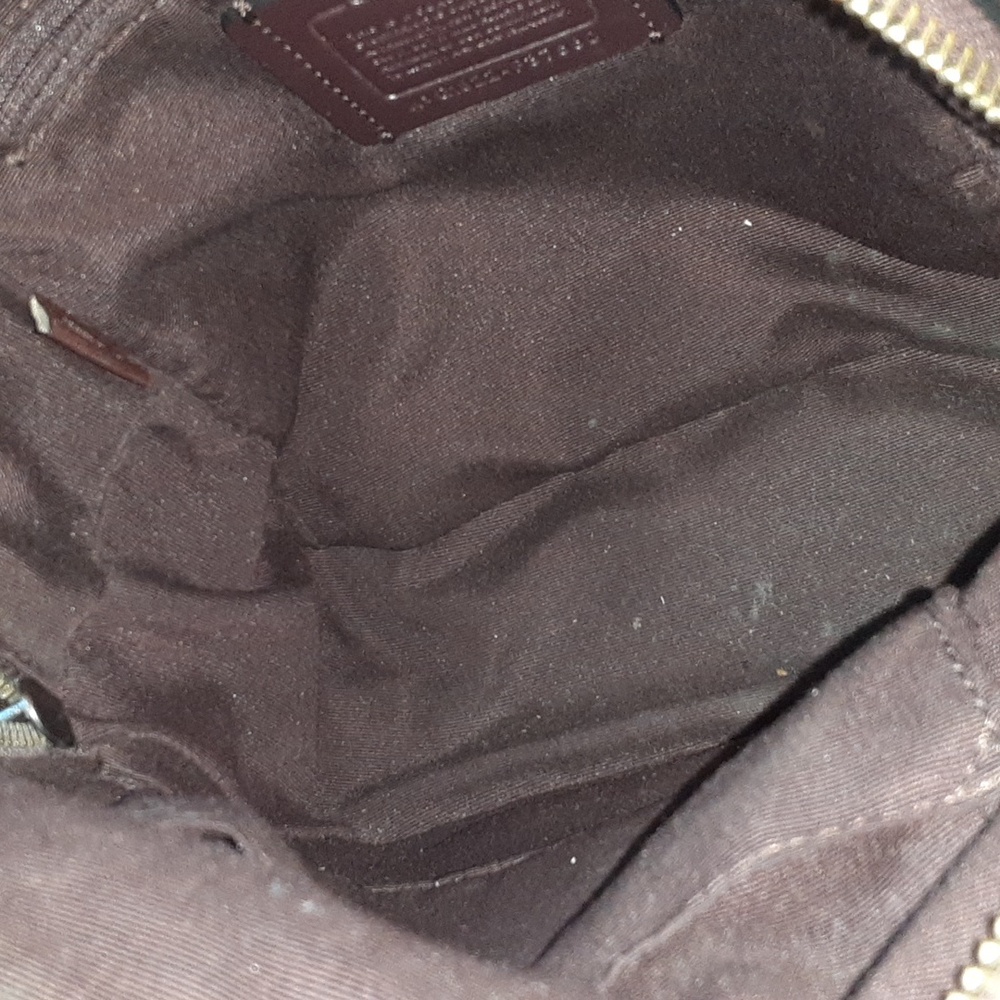 Coach Charlie Mini Tiger Striped Backpack Maroon And Black F37880 - Picture 12 of 12